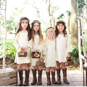 Lace Flower Girl Dress